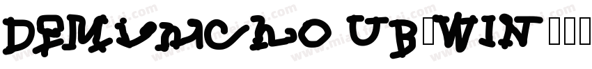 DFMincho UB-WIN字体转换